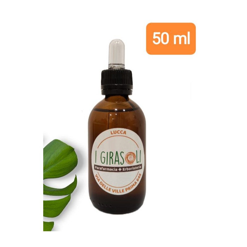 arnica tintura madre in flacone di vetro da 50 ml con tappo contagocce