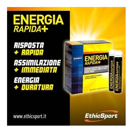 Es Italia Brand Ethicsport Ethicsport Energia Rapida+ 10 Flaconcini 25 Ml