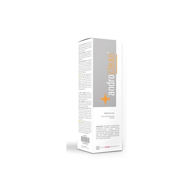 Safi Medical Care Androclean Detergente Intimo Maschile 150ml