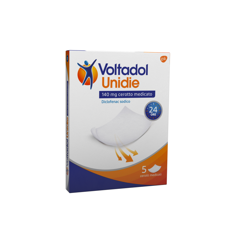 Voltadol Unidie Cerotto Antifiammatori140 mg Diclofenac 5 Cerotti Medicati durata 24h