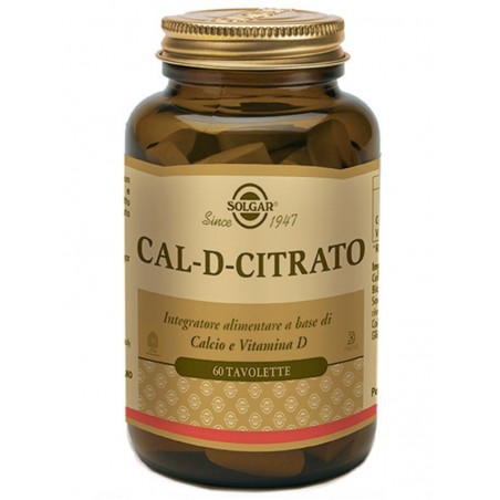 Solgar It. Multinutrient Cal D Citrato 60 Tavolette