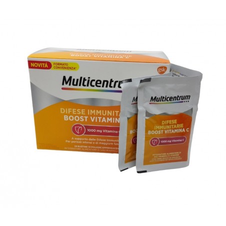 Haleon Italy Multicentrum Difese Immunitarie Boost Vitamina C 28 Bustine