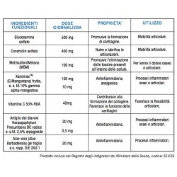 Optima Naturals Glucosamina Joint Complex Plus Con Vitamina C 30 Compresse