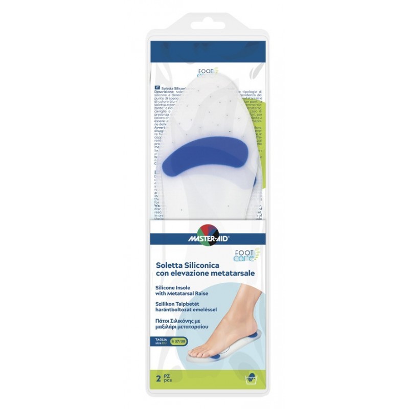 Pietrasanta Pharma Soletta Siliconica Master-aid Footcare Small 37-38 Metatarso I4