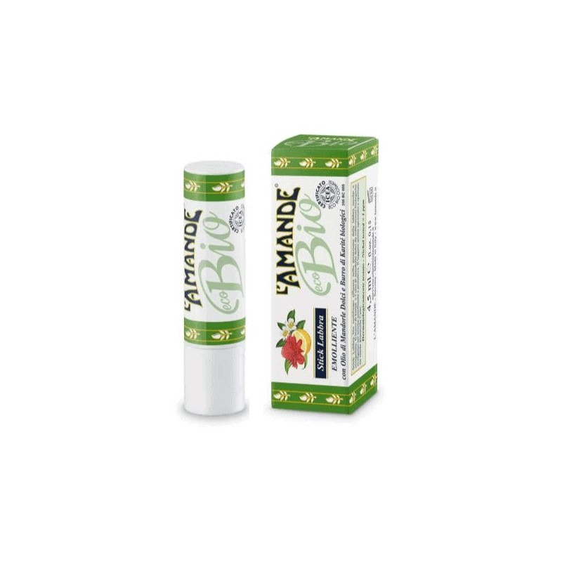 L'amande Stick Labbra Emolliente Eco Bio 4,5 Ml