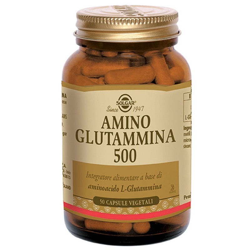 Solgar It. Multinutrient Amino Glutammina 500 50 Capsule Vegetali