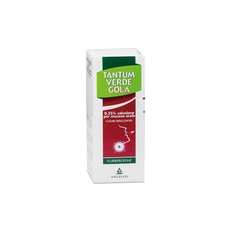 Tantum Verde Gola Spray Orale 0,25% Flurbiprofene 15 ml Per mal di gola
