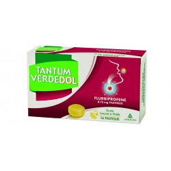 Tantum Verdedol 8,75 mg Flurbiprofene Gusto Limone e Miele 16 Pastiglie Angelini