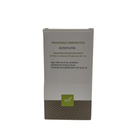 Olitoti Litio Soluzione Orale 20f 5% 2ml