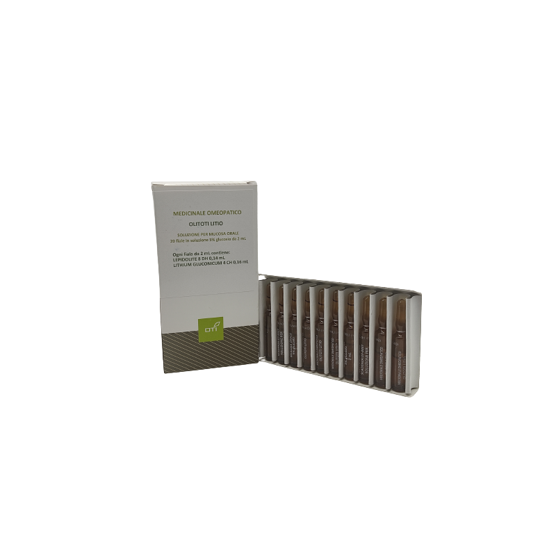 Olitoti Litio Soluzione Orale 20f 5% 2ml