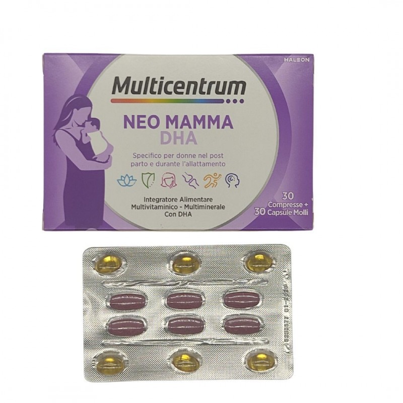 Haleon Italy Multicentrum Neo Mamma Dha 30 Compresse + 30 Capsule Molli