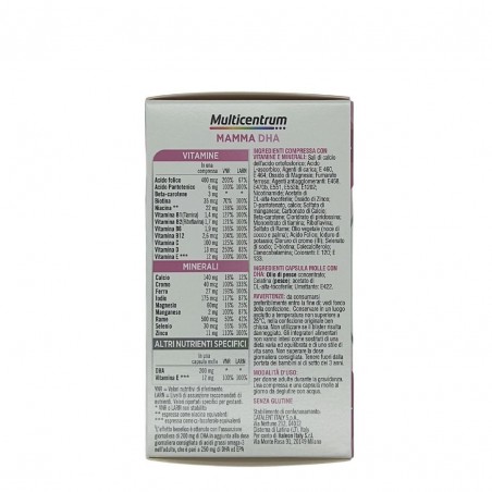 Haleon Italy Multicentrum Mamma Dha 30 Compresse + 30 Capsule