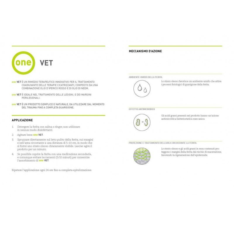 Endospin Italia One Vet Medicazione Uso Veterinario 10 Ml