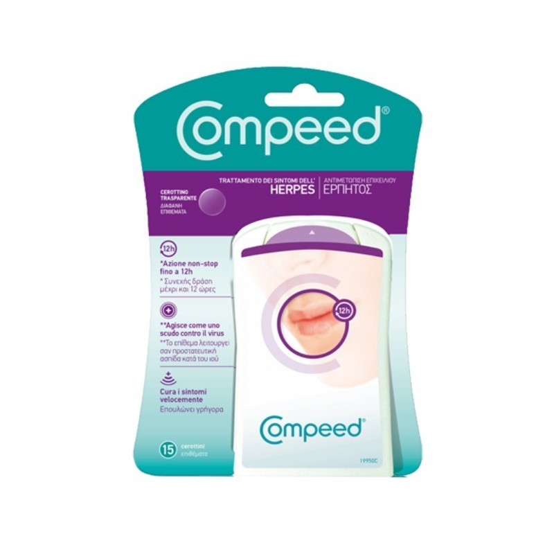 Compeed Trattamento Dell'herpes Labiale 15 Pezzi