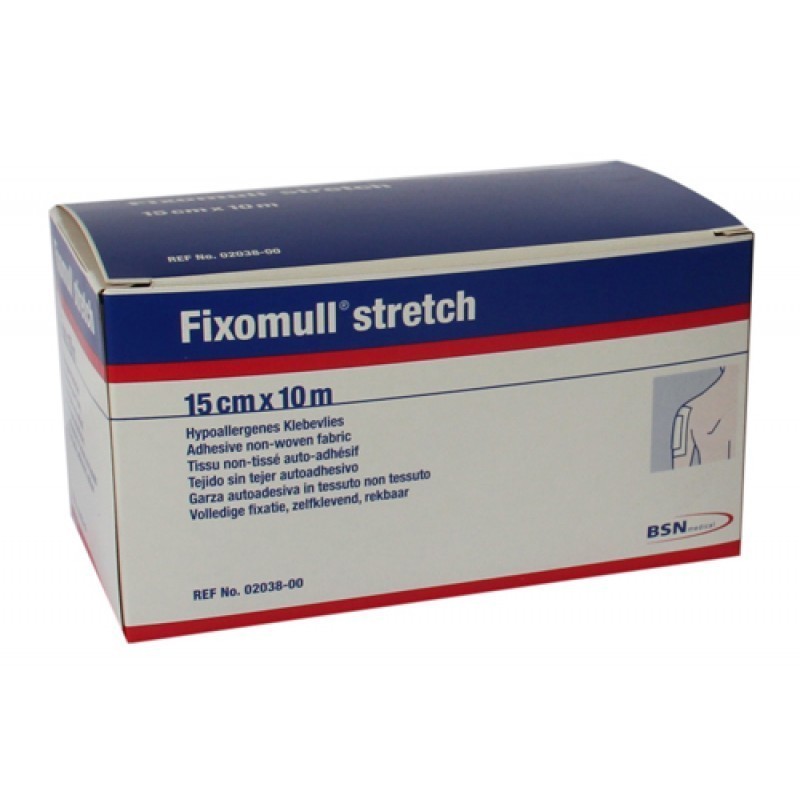 Essity Italy Fascia Autoadesiva Ipoallergenica Fissaggio Cateteri Fixomull Stretch Supporto In Poliestere Non Tessuto Bianco Mas