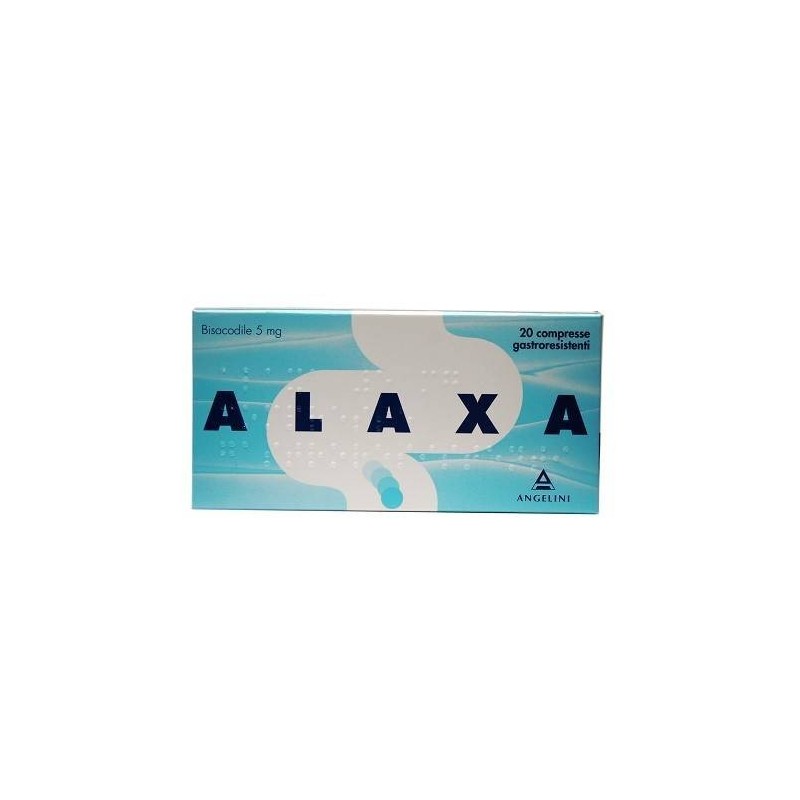 Alaxa 5 mg Farmaco Lassativo 20 Compresse Gastroresistenti Angelini