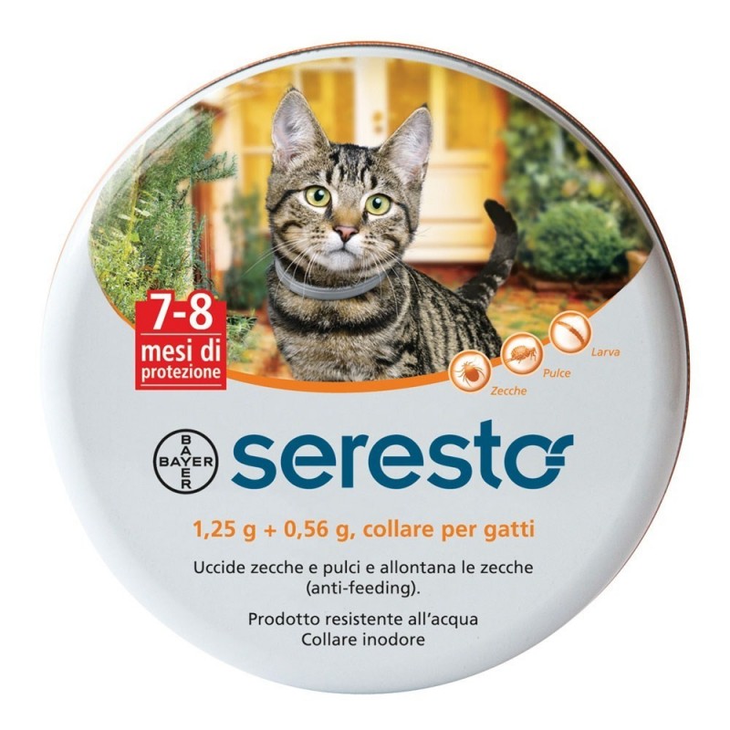 Elanco Italia Seresto 1,25 G + 0,56 G, Collare Per Gatti