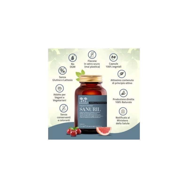 Salugea Sanuril Formula Potenziata 60 Capsule