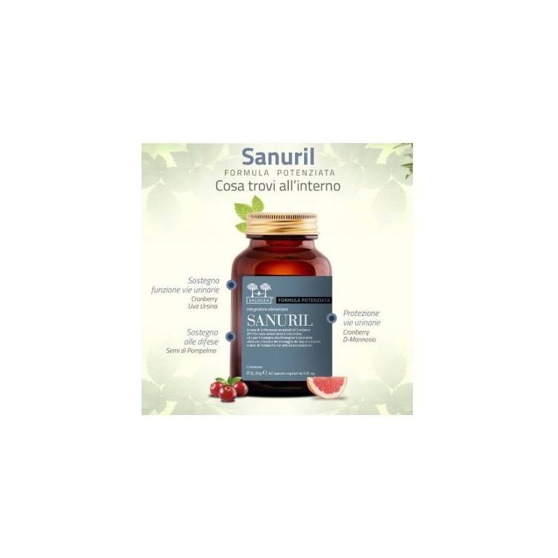 Salugea Sanuril Formula Potenziata 60 Capsule