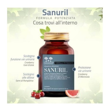 Salugea Sanuril Formula Potenziata 60 Capsule