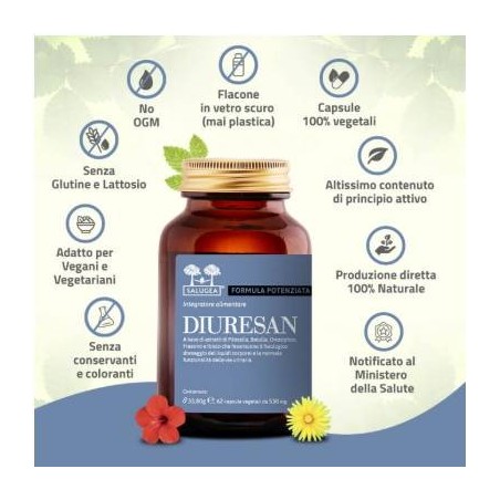 Salugea Diuresan Formula Potenziata 60 Capsule