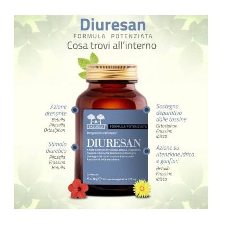 Salugea Diuresan Formula Potenziata 60 Capsule