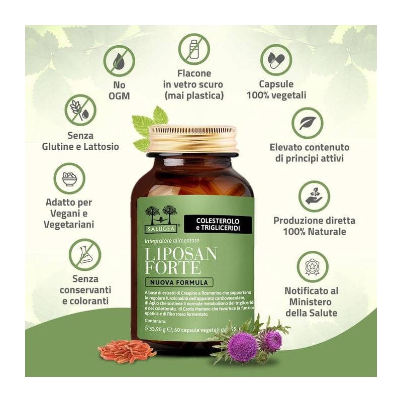 Salugea Liposan Forte Nuova Formula 60 Capsule