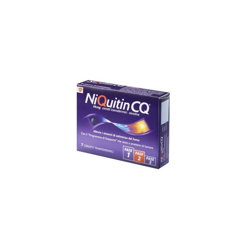 Perrigo Italia Niquitin nicotina 14mg/24h 7 cerotti transdermici