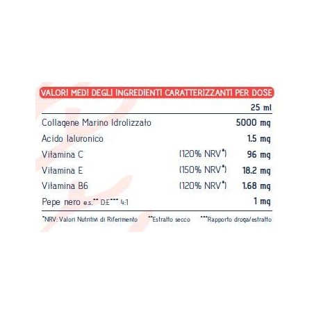 Optima Naturals Collagene Marino Idrolizzato Liquido Pronto Da Bere 500 Ml