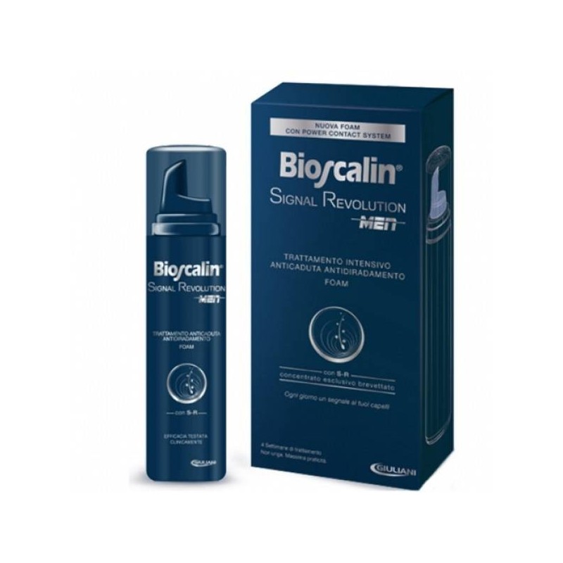 Giuliani Bioscalin Signal Revolution Trattamento Intensivo Anticaduta Antidiradante Foam 75 Ml