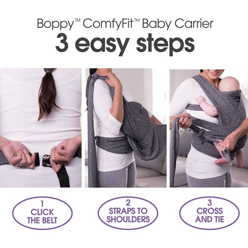 Chicco Boppy Comfyfit Portabebe' Grigio