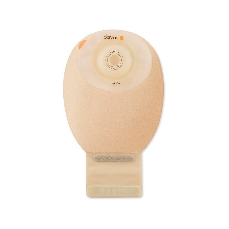 Hollister Dansac Novalife Tre 1 Sacca Aperta Opaca Softconvex Maxi Per Ileostomia Con Finestra Ritagliabile 15-44mm 520 Ml 10 Pe
