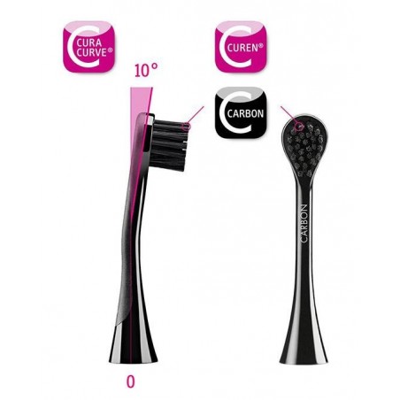 Curaden Ag Curaprox Hydrosonic Black Is White Spazzolino Sonico