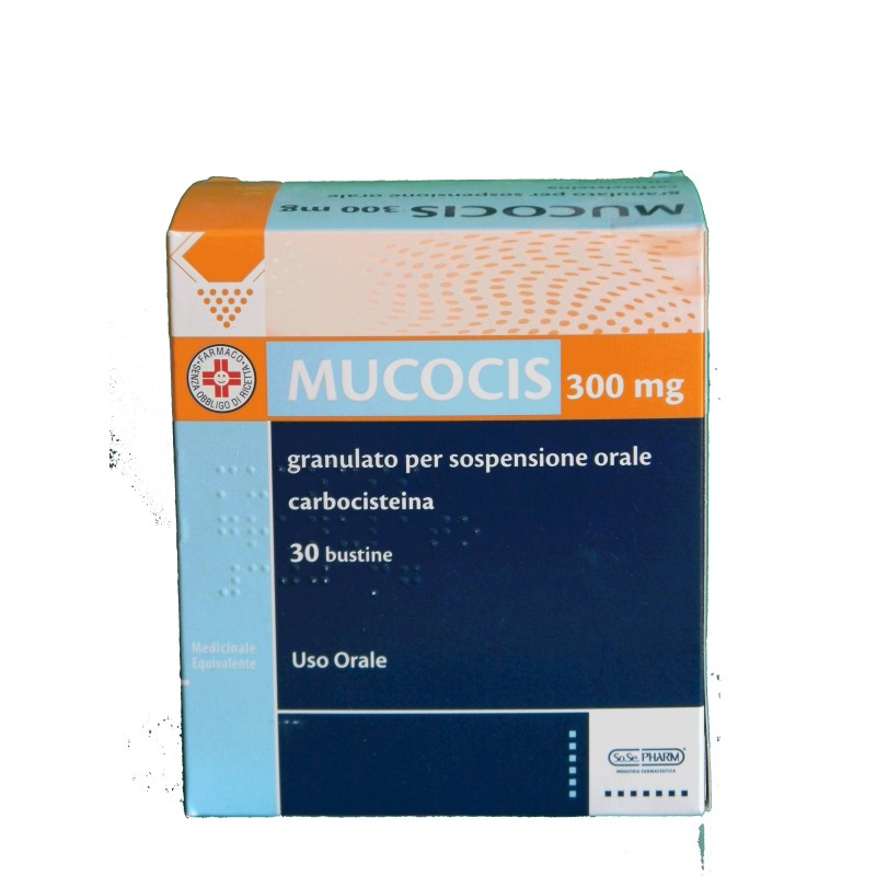 So. Se. Pharm Mucocis 300 Mg Granulato Per Sospensione Orale Carbocisteina Medicinale Equivalente
