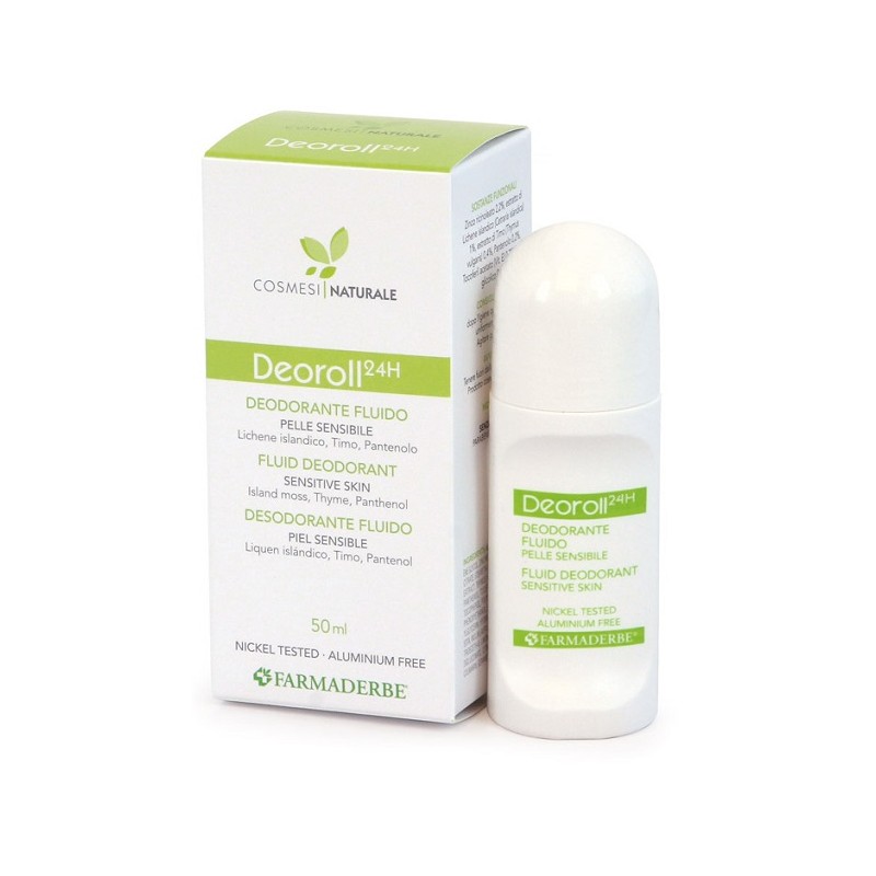 Farmaderbe Deoroll Deodorante Fluido Pelle Sensibile 50 Ml