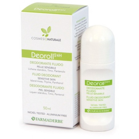 Farmaderbe Deoroll Deodorante Fluido Pelle Sensibile 50 Ml