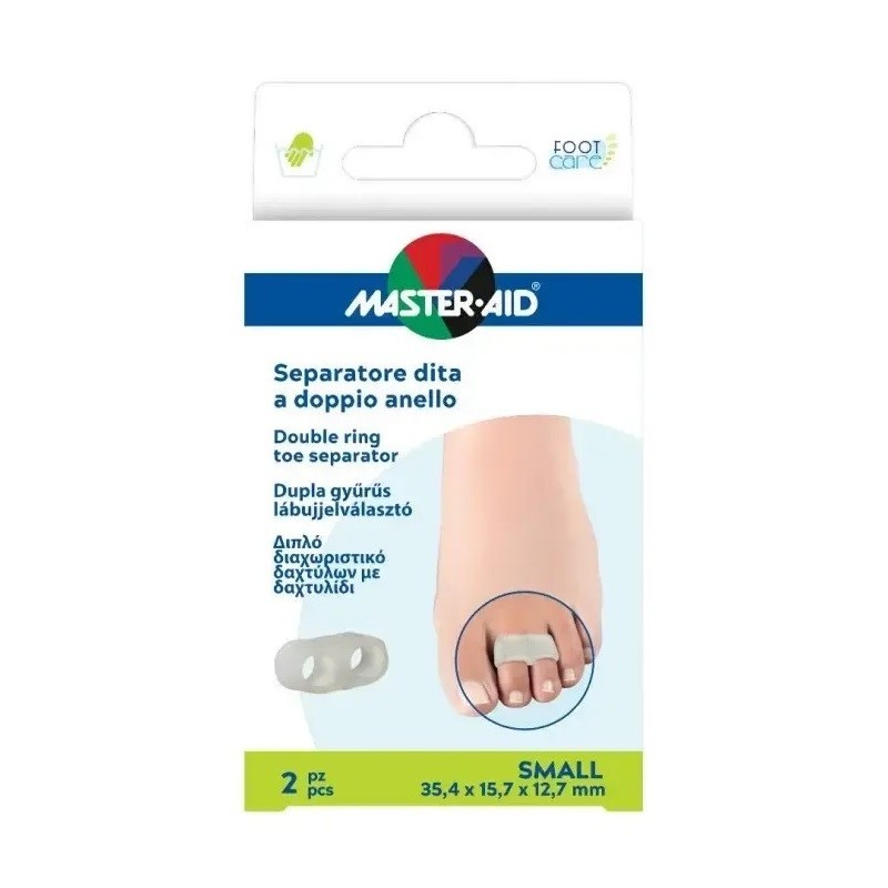 Pietrasanta Pharma Separatore Alluce Master-aid Footcare Con Anello Small 2 Pezzi D3