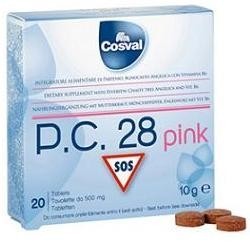 Cosval Pc 28 Pink 20 Tavolette
