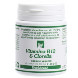 Erbavoglio Production Vitamina B12 + Clorella 60 Capsule