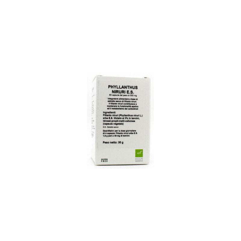 Oti Phyllanthus Niruri Estratto Secco 60 Capsule