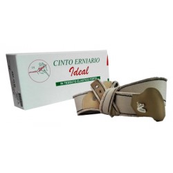Farvisan Cinto Erniario Ideal In Tessuto Elastico Forte Destro Grigio Frangiato 90cm