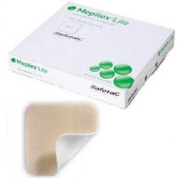 Molnlycke Health Care Schiuma Di Poliuretano Assorbente Sottile Con Strato Di Contatto In Silicone Morbido Mepilex Lite 15x15 5 