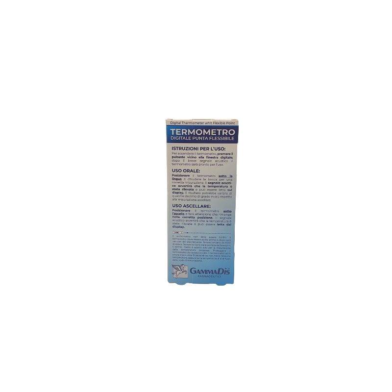 Gammadis Farmaceutici Termometro Digitale Punta Flessibile Con Custodia Protettiva