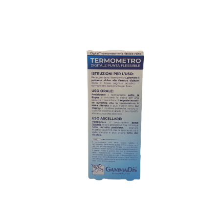 Gammadis Farmaceutici Termometro Digitale Punta Flessibile Con Custodia Protettiva