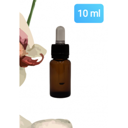 olio essenziale di rosmarino in flacone in vetro da 10 ml con tappo contagocce a sigillo