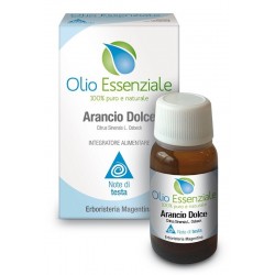 Erboristeria Magentina Arancio Dolce Olio Essenziale Puro 100% Naturale 10 ml Uso Alimentare