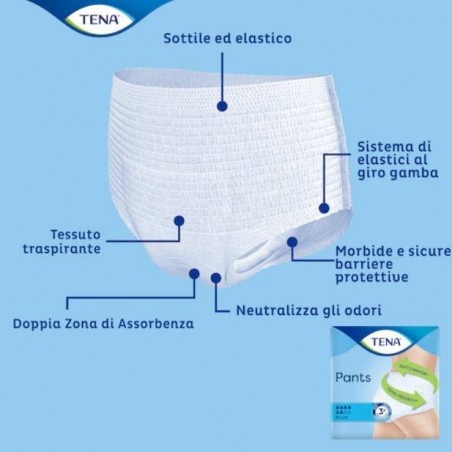 Essity Italy Pannolone Per Incontinenza Tena Pants Plus Small 14 Pezzi