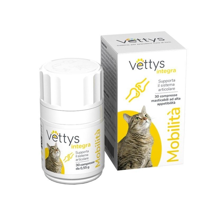 Pharmaidea Vettys Integra Mobilita' Gatto 30 Compresse Masticabili