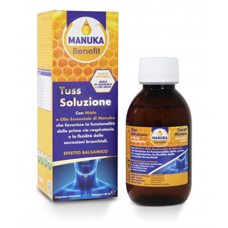 Optima Naturals Manuka Benefit Tuss Soluzione 140 Ml