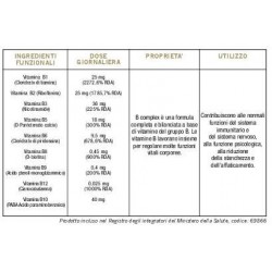 Optima Naturals Colours Of Life Vitamine B Complex 60 Compresse 1000 Mg